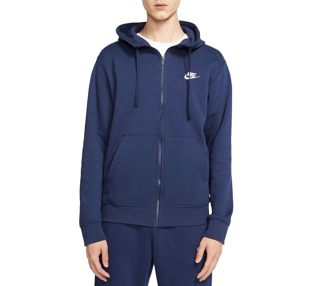 Nike F.C.R.B. フーディ M ネイビー Amazon.co.jp: Nike Men's Sportswear Club Fleece Full Zip